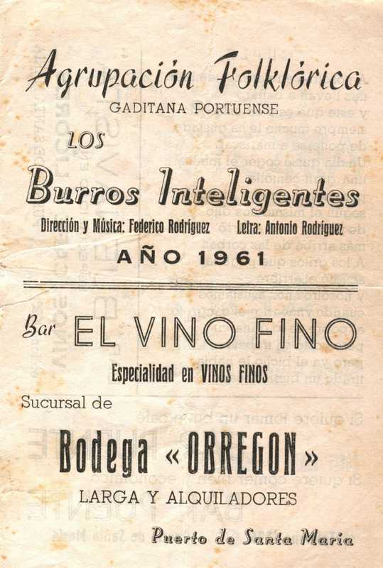 Los Burros Inteligentes - Cancionero
