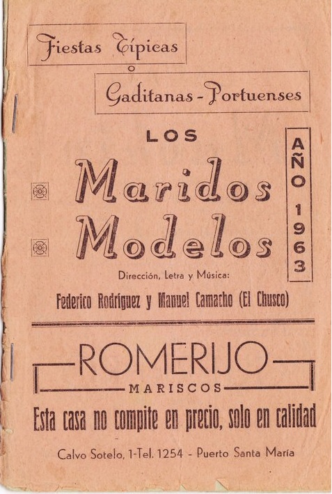 Los Maridos Modelos - Cancionero