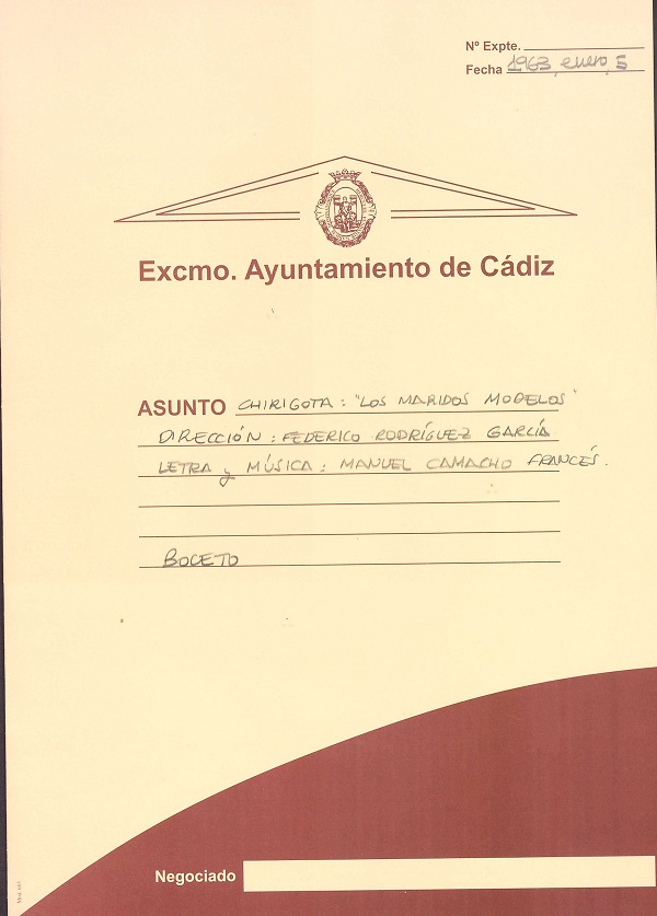Los Maridos Modelos - Carpeta de Inscripción