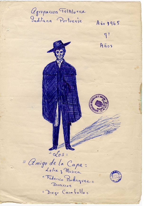 Los Amigos de la Capa - Boceto