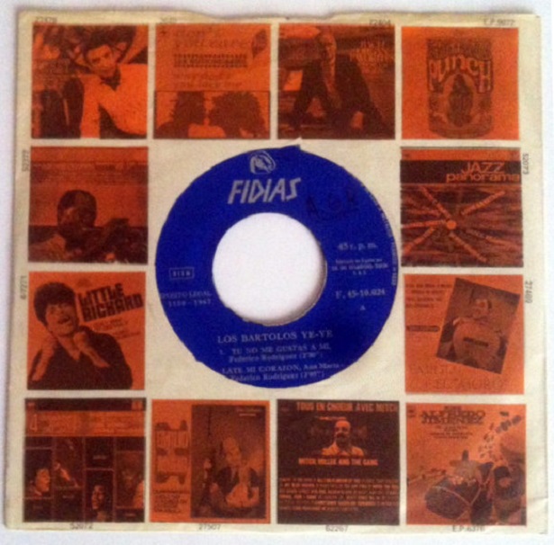 Los Bartolos Ye - Ye - Contra - Portada - 1967