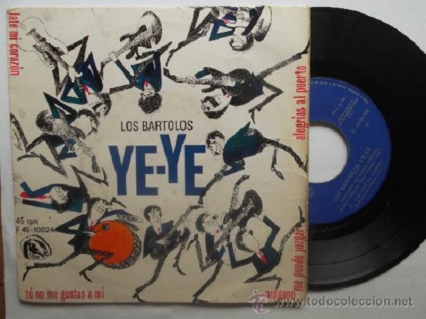 Los Bartolos Ye - ye - Caratula Disco - 1967