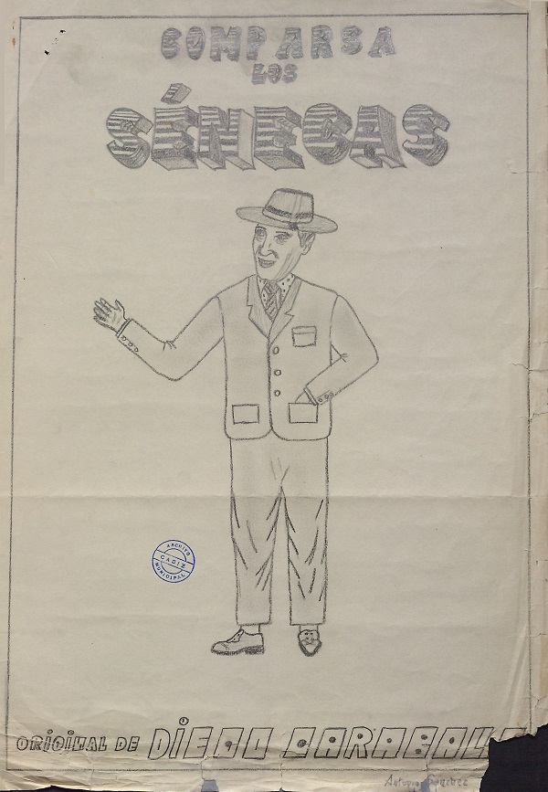 Los Sénecas - Boceto