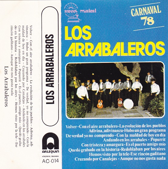 Los Arrabaleros - Portada Cassette