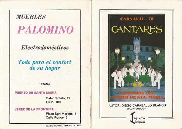 1979.- Cantares - Cancionero
