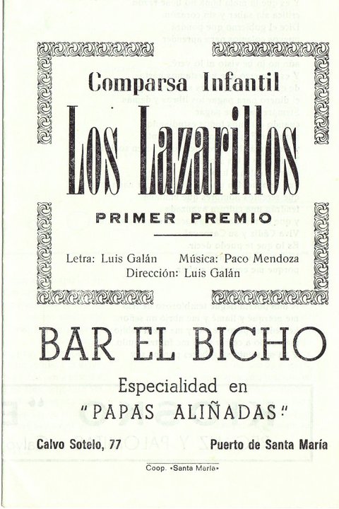 Los Lazarillos - Cancionero