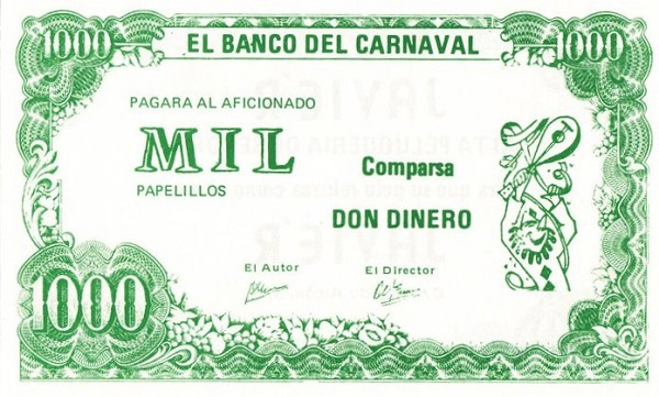 Billete de Don Dinero