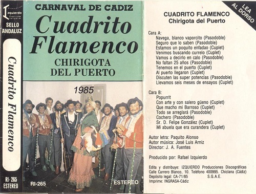 Cuadrito Flamenco - Carátula Cassette