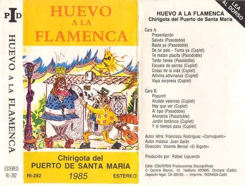 Huevo a la Flamenca - Carátula Cassette