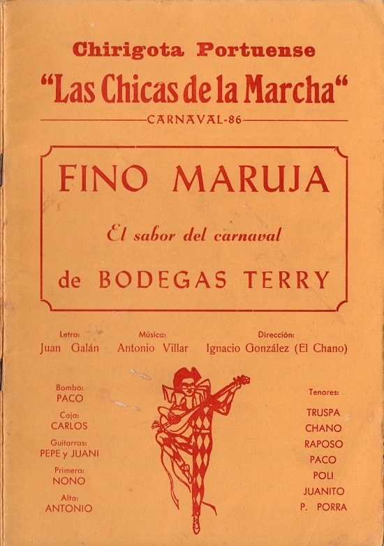 Las chicas de la marcha - Cancionero