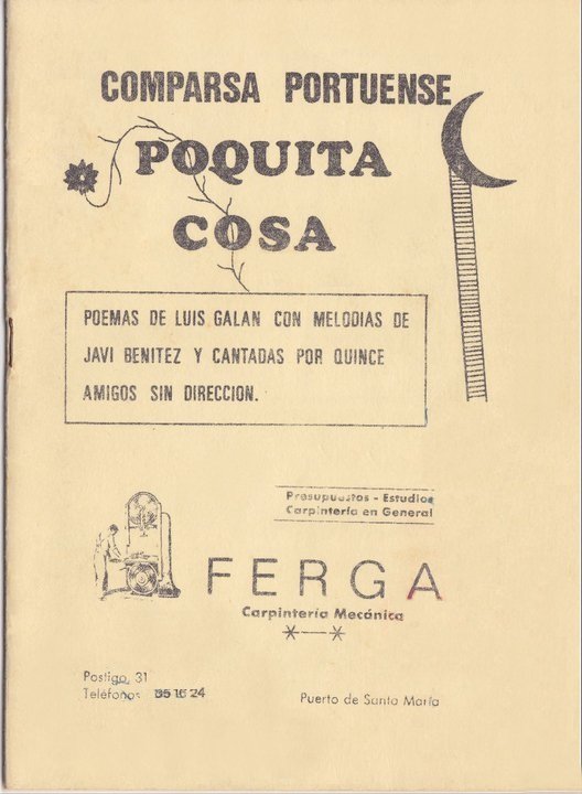 Poquita Cosa - Cancionero