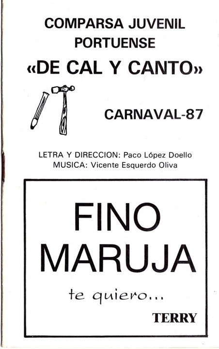 De cal y canto - Cancionero