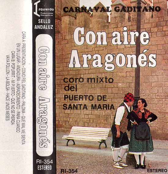 Con aire aragonés - Portada Cassette