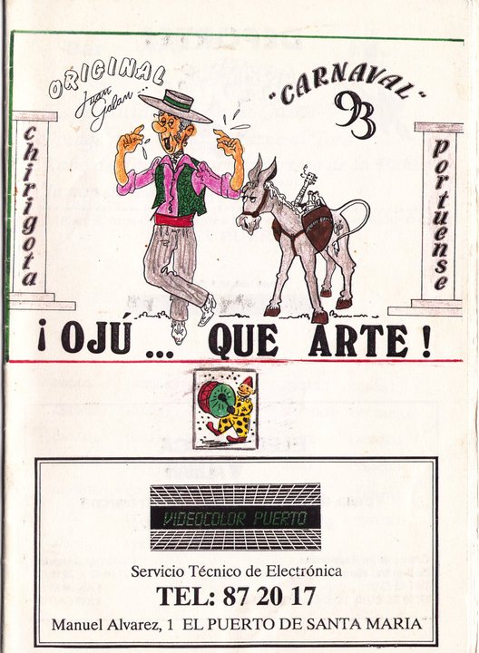  ¡ Ojú... que arte ! - Cancionero