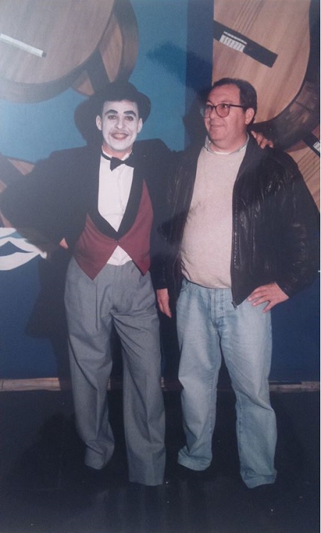 Manuel de la O con Carli Pérez