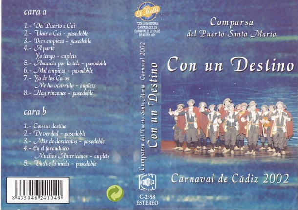 Con un destino - Carátula 