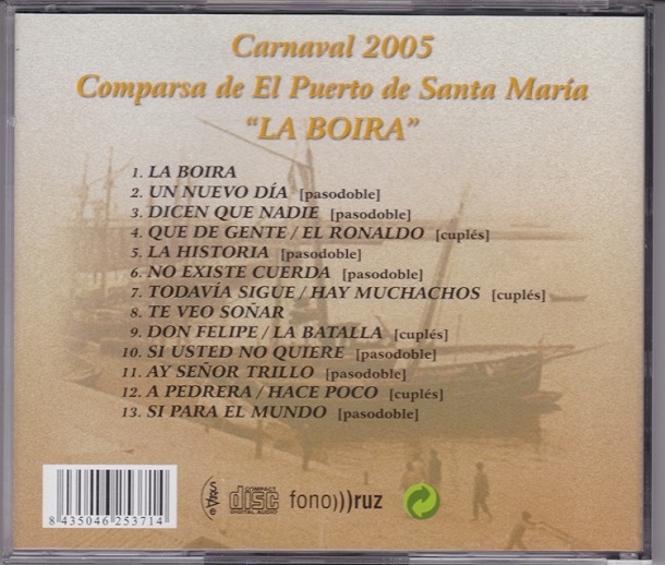 La Boira - Contra Portada 