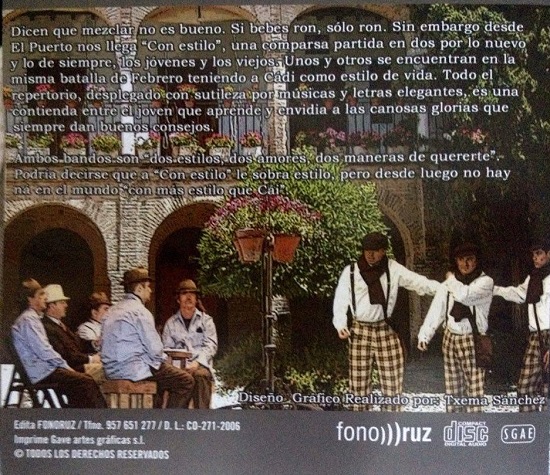  Con Estilo - Interior CD