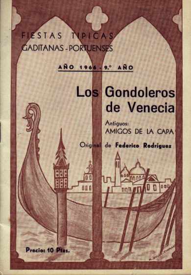 Los Gondoleros de Venecia - Cancionero