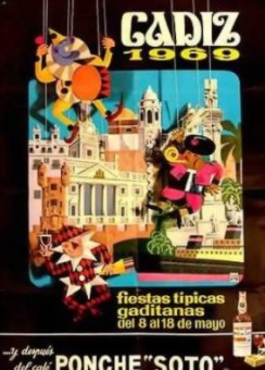 Cartel Oficial de Cádiz - 1969.