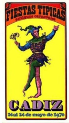 Cartel Oficial de Cádiz 1970.