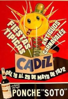 Cartel Oficial de Cádiz 1972.