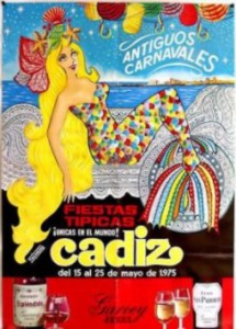 Cartel Oficial de Cádiz 1975