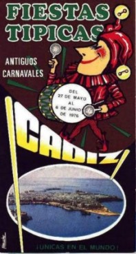 Cartel Oficial de Cádiz 1976.