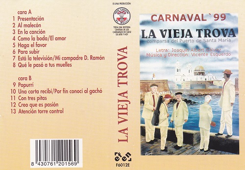 1999.- La Vieja Trova - Carátula Cassette