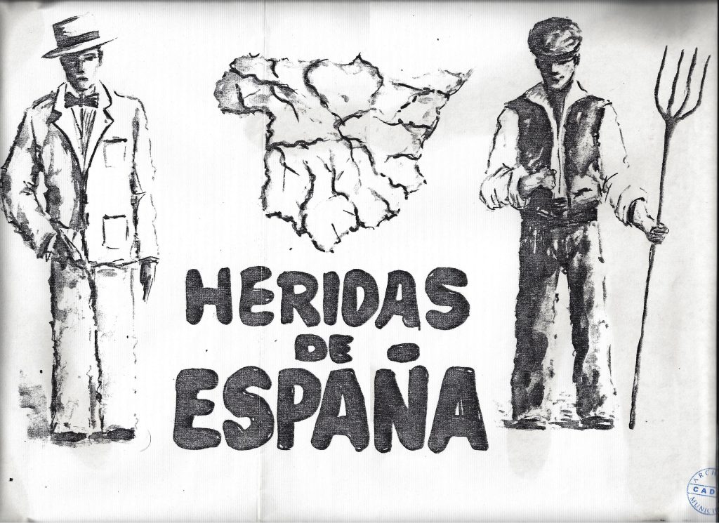 Heridas de España - Boceto Representativo de su tipo