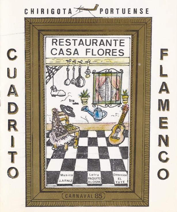 Cuadrito Flamenco - Portada de su Cancionero