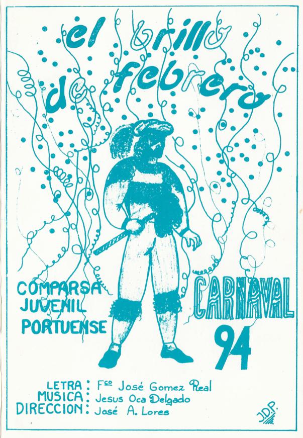 El brillo de Febrero - Portada de su Cancionero