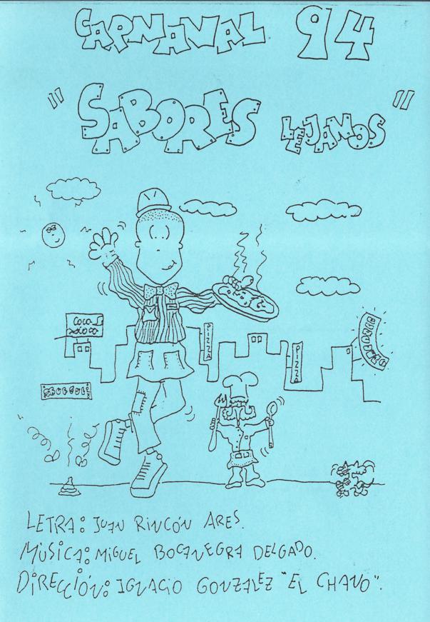 Sabores lejanos - Portada de su Cancionero
