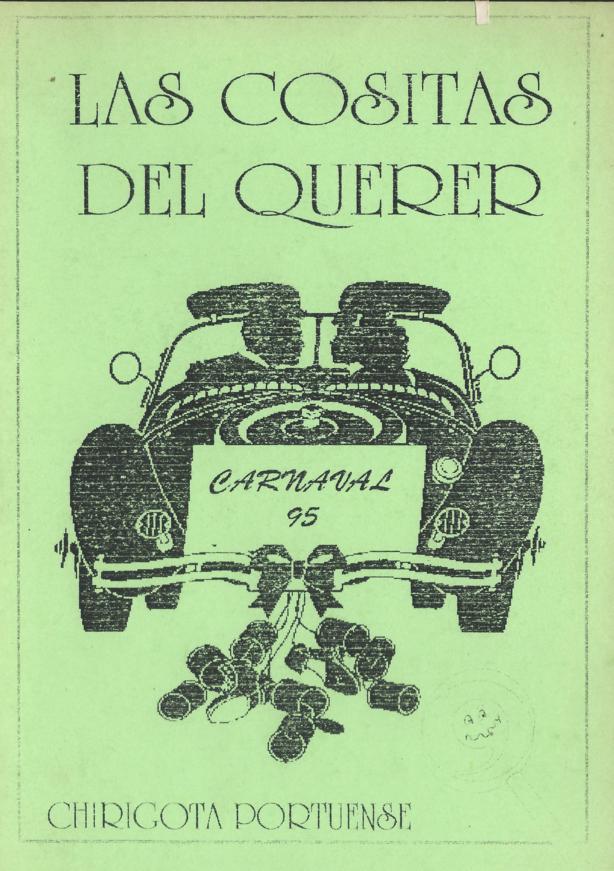 Las cositas del querer - Portada de su Cancionero