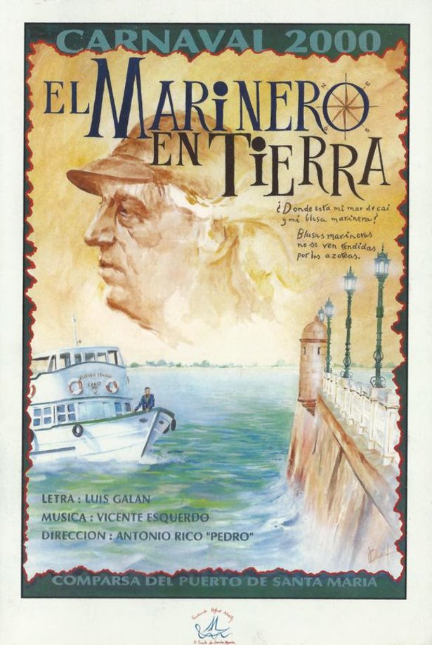 El Marinero en tierra - Portada de su Cancionero
