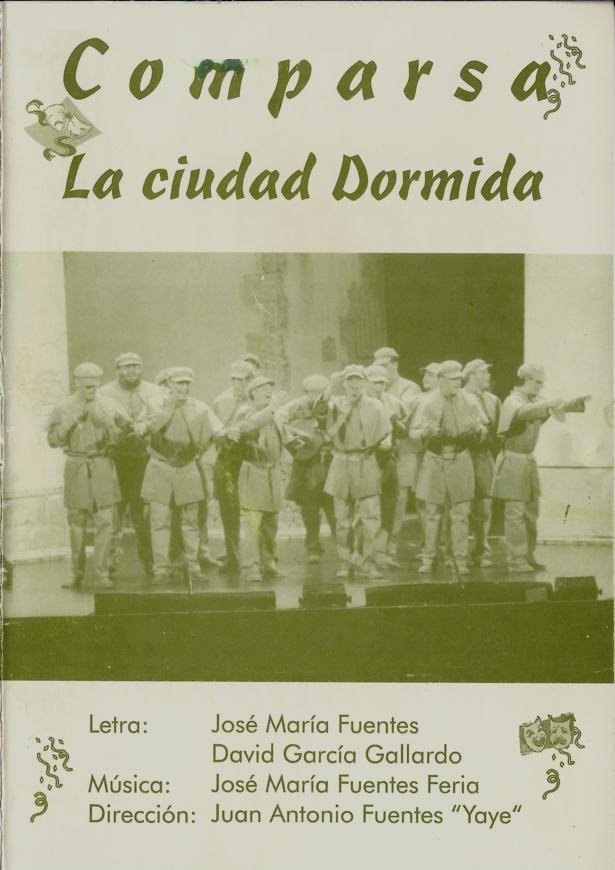 La ciudad dormida - Portada de su Cancionero
