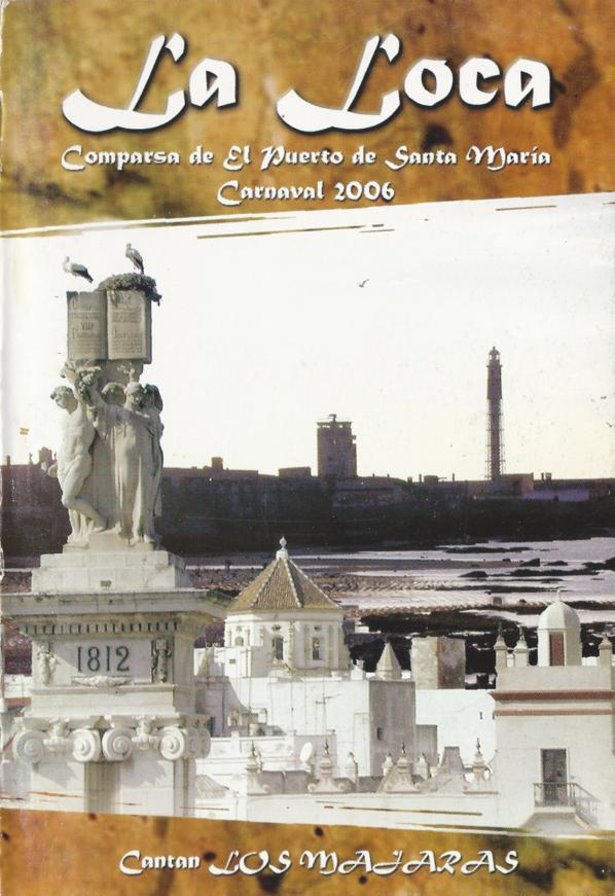 La loca - Portada de su Cancionero