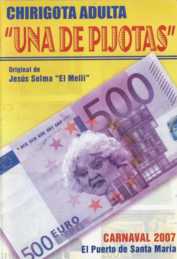 Una de Pijotas - Portada de su Cancionero
