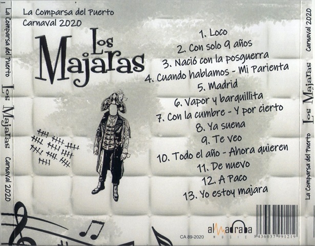 LOS MAJARAS - CD TRASERA 